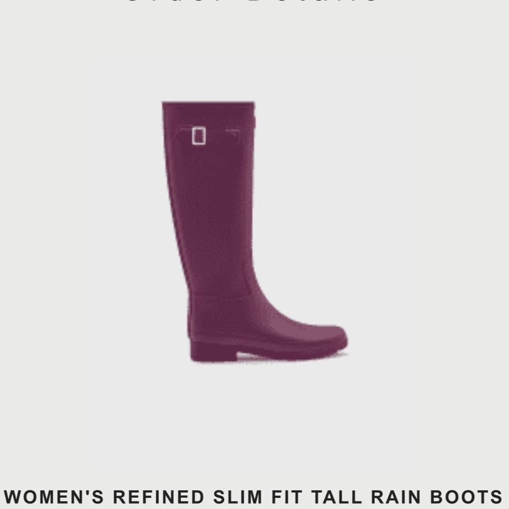 Hunter Refined Slim Fit Rain Boots